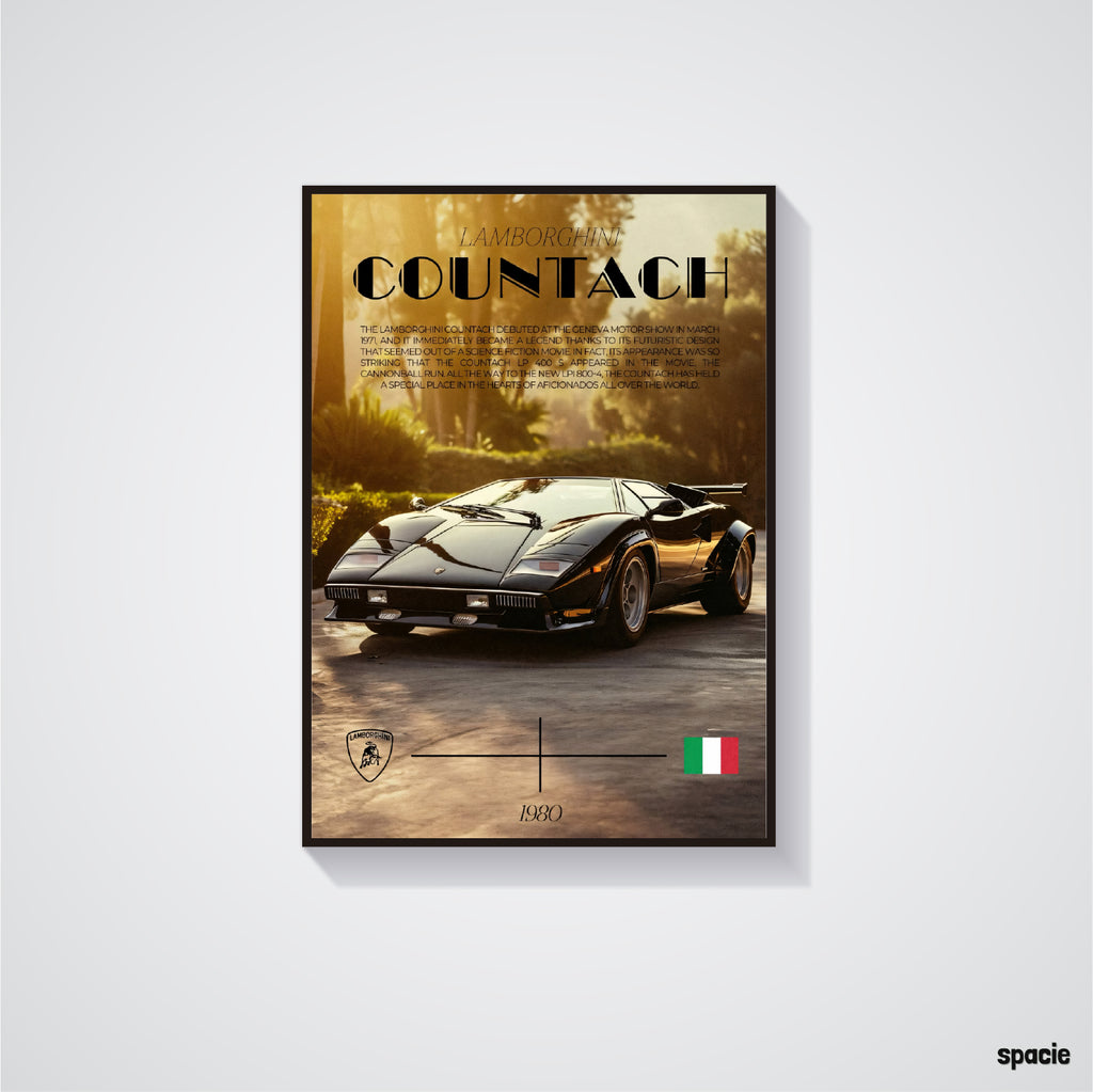Lamborghini Countach - Sport Car Poster