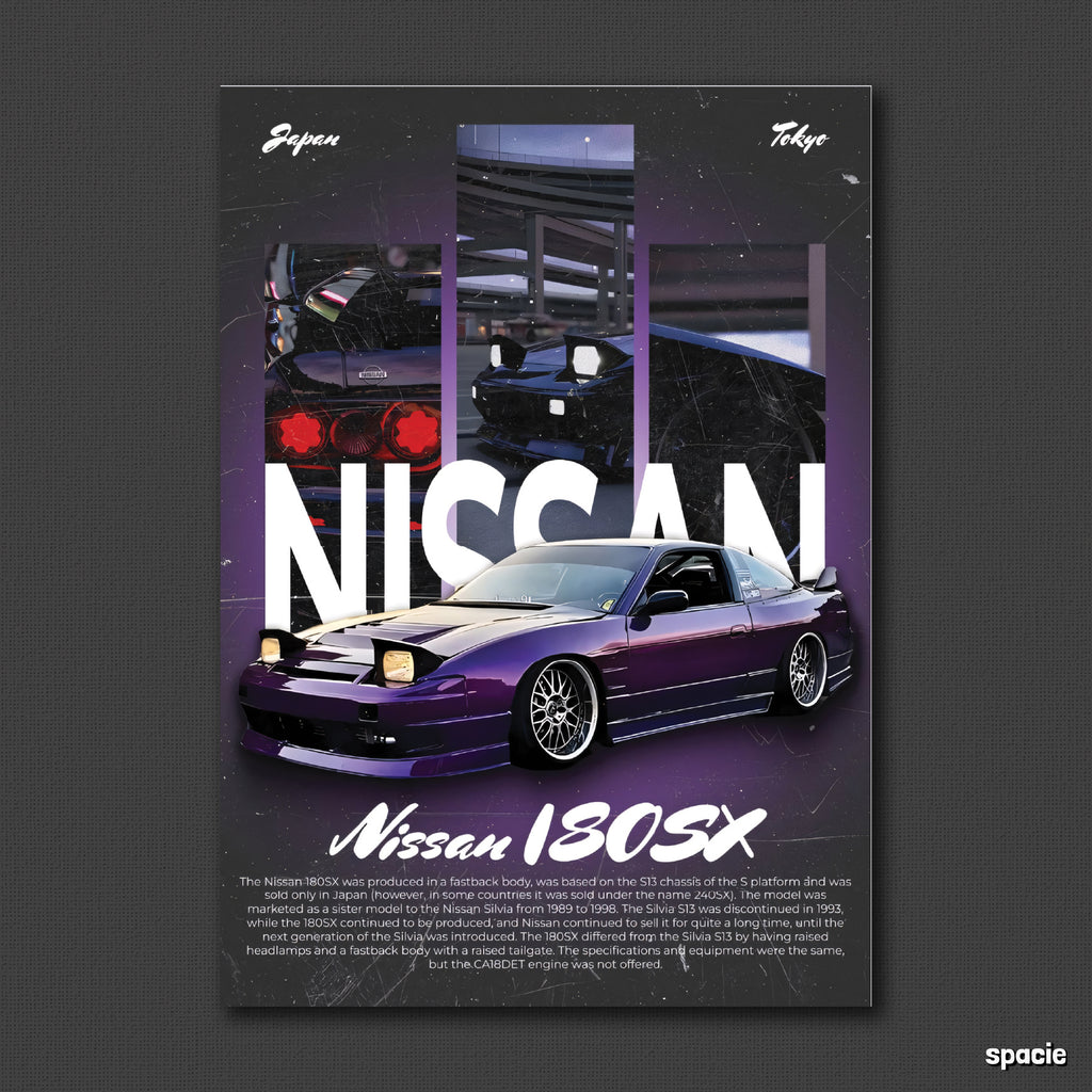 Nissan 180sx - Car Posters Collection