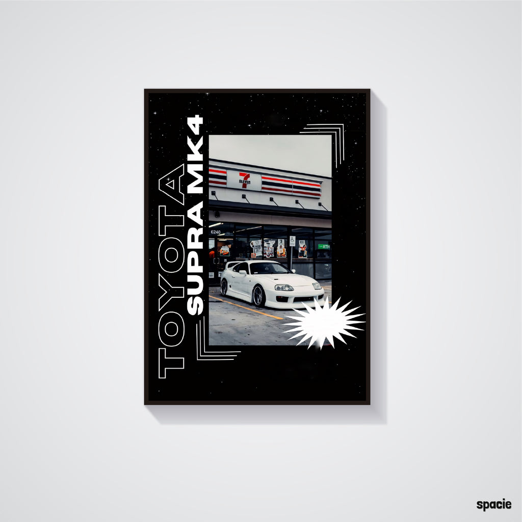 Toyota Supra - JDM Car Poster