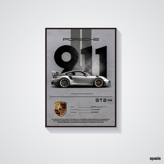 Porsche 911 GT2 rs - Supercar Poster