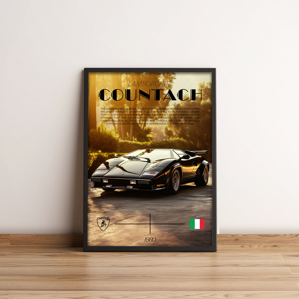 Lamborghini Countach - Sport Car Poster