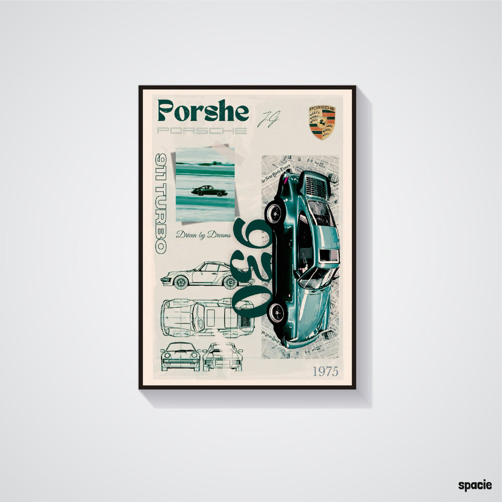 Porsche 911 (1969) - Classic Car Poster