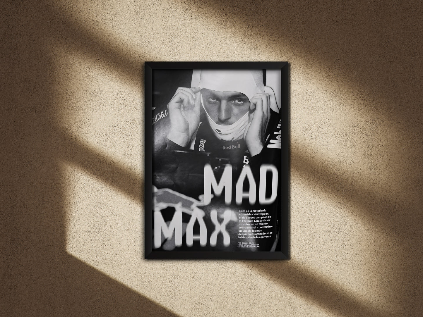 Mad Max - Max Verstappen F1 Poster 03