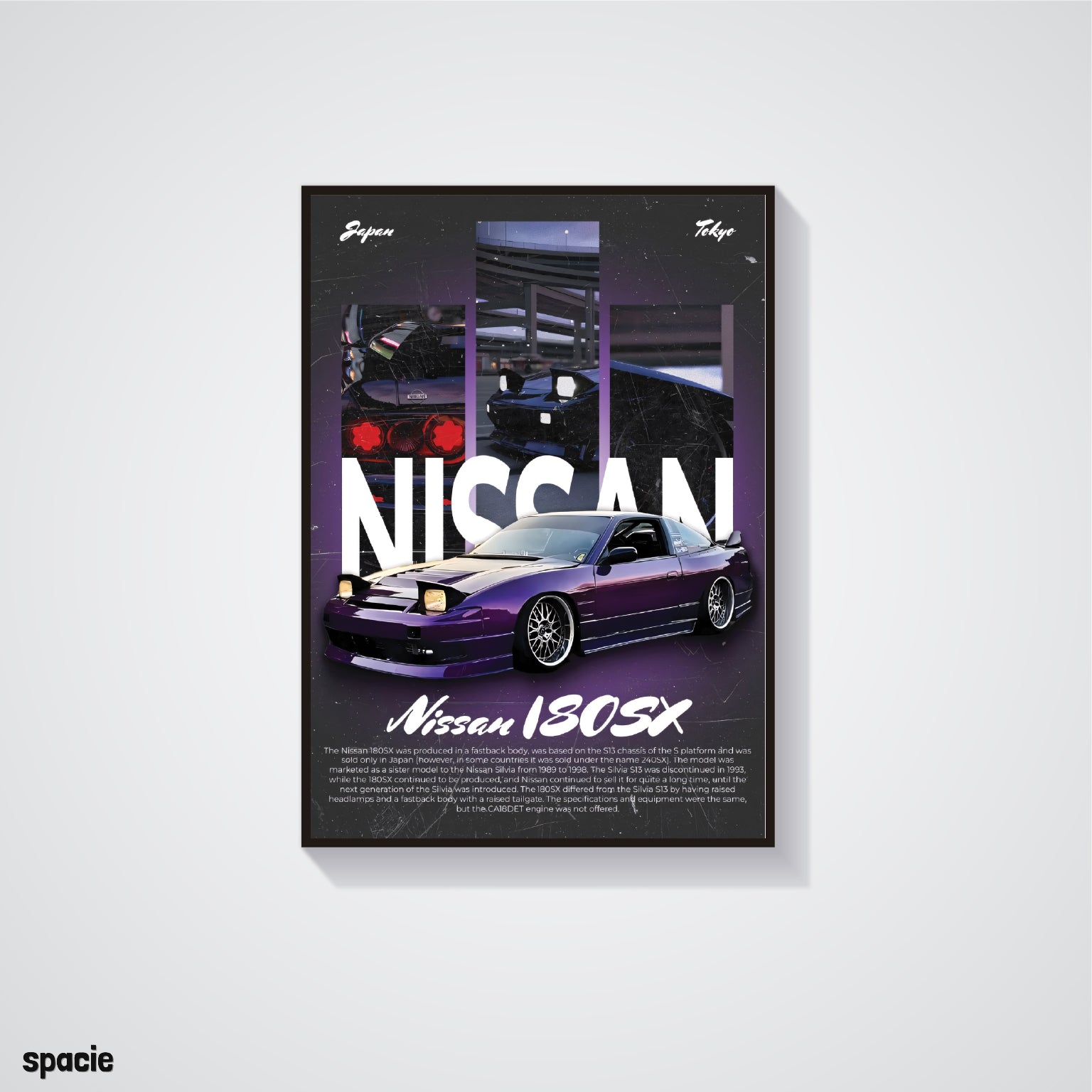 Nissan 180sx - Car Posters Collection