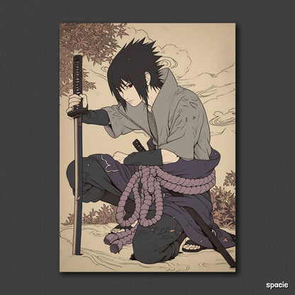 Sasuke Uchiha - Naruto Shippuden - Epic Anime Poster