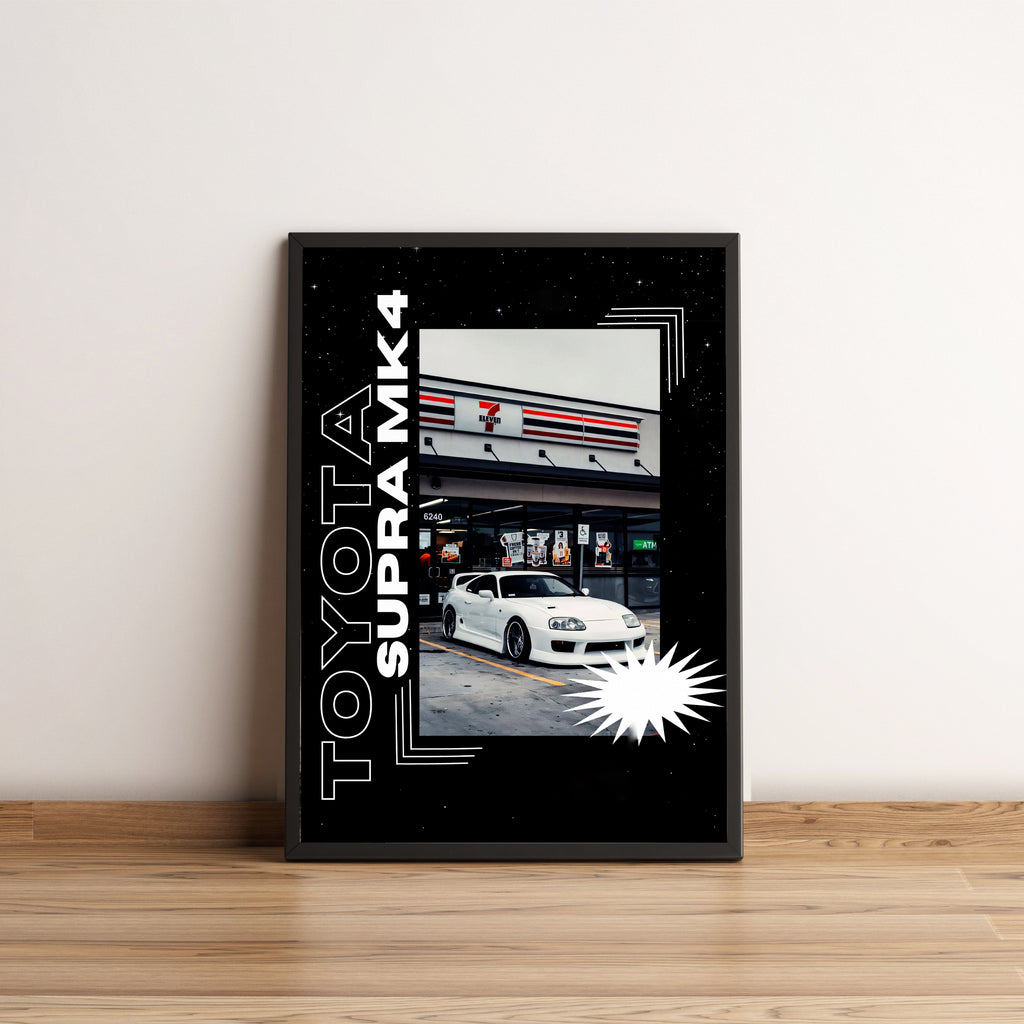 Toyota Supra - JDM Car Poster