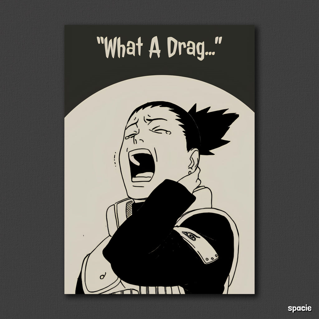 Shikamaru Nara - Naruto Shippuden - Anime Poster