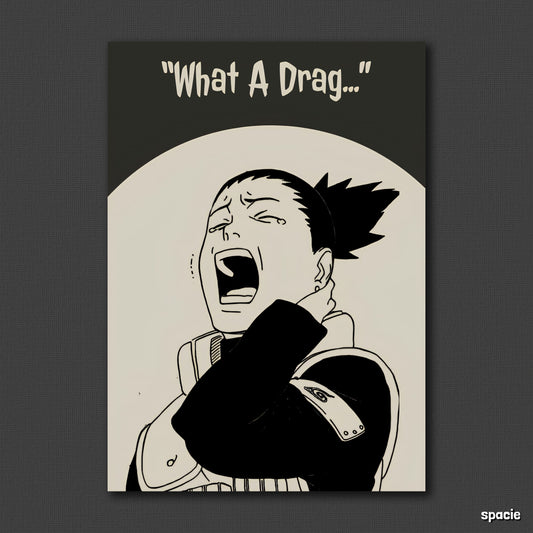 Shikamaru Nara - Naruto Shippuden - Epic Anime Poster