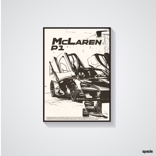 McLaren P1 - Sport Car Poster