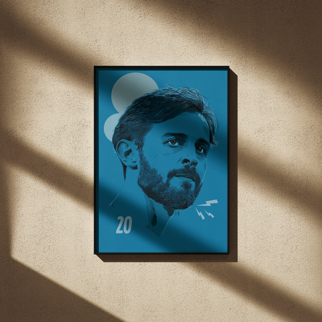 Bernardo Silva Poster - Football Poster