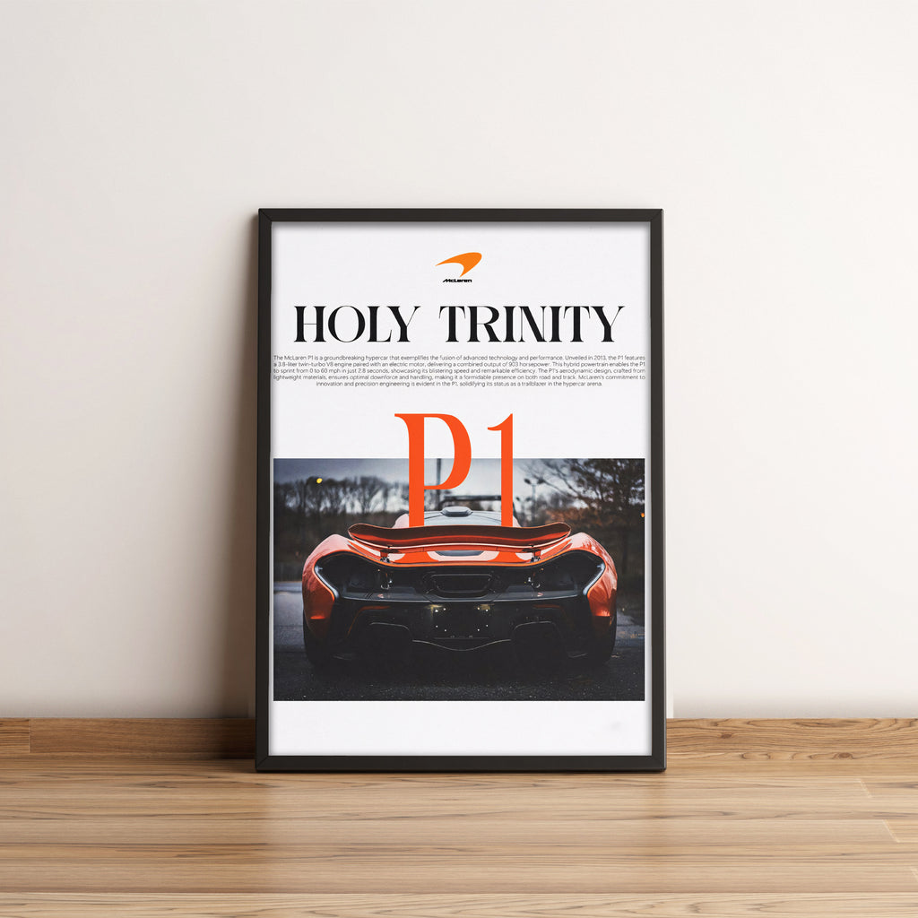 McLaren P1 - Sport Car Poster