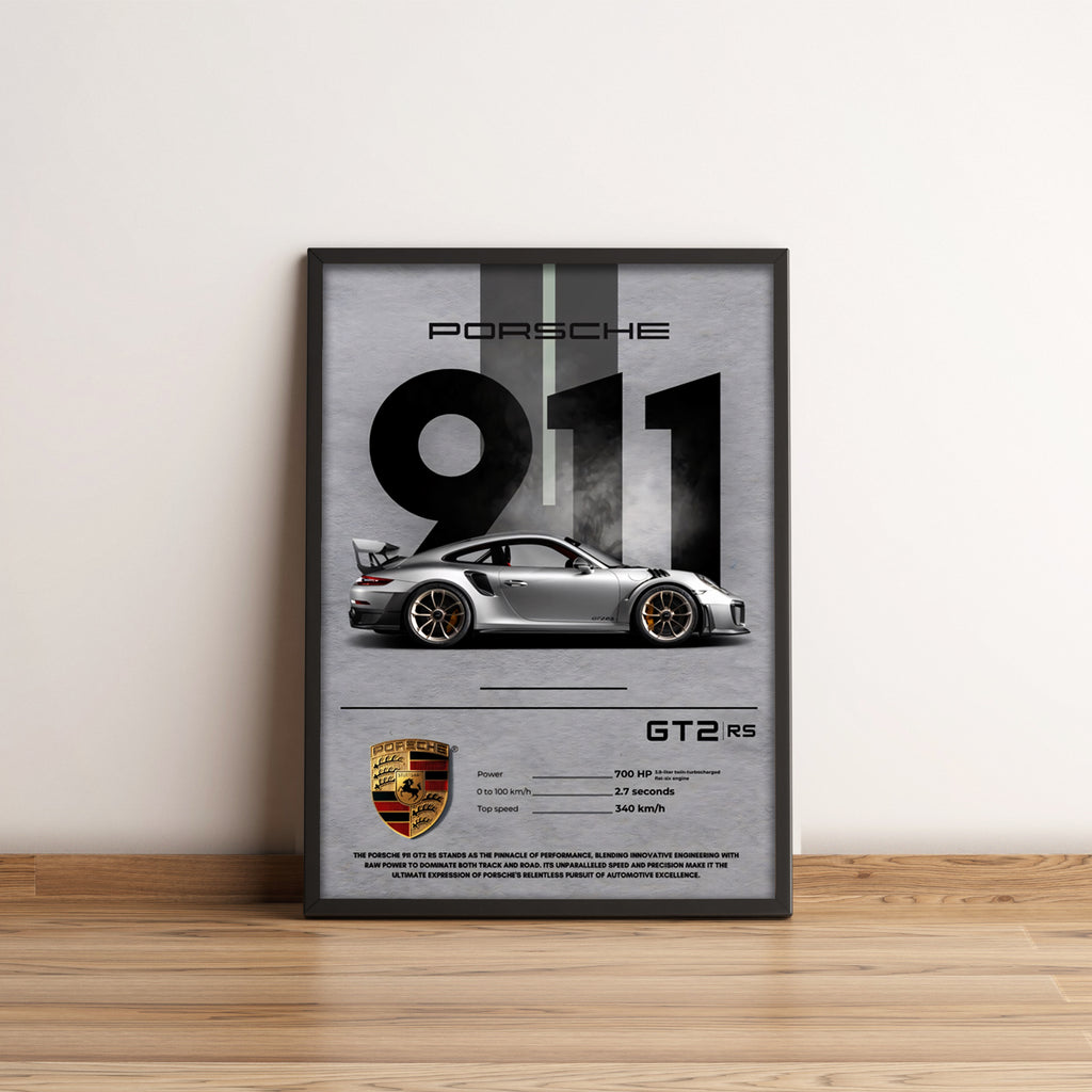 Porsche 911 GT2 rs - Supercar Poster