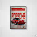 Porsche 911 (1969) - Classic Car Poster