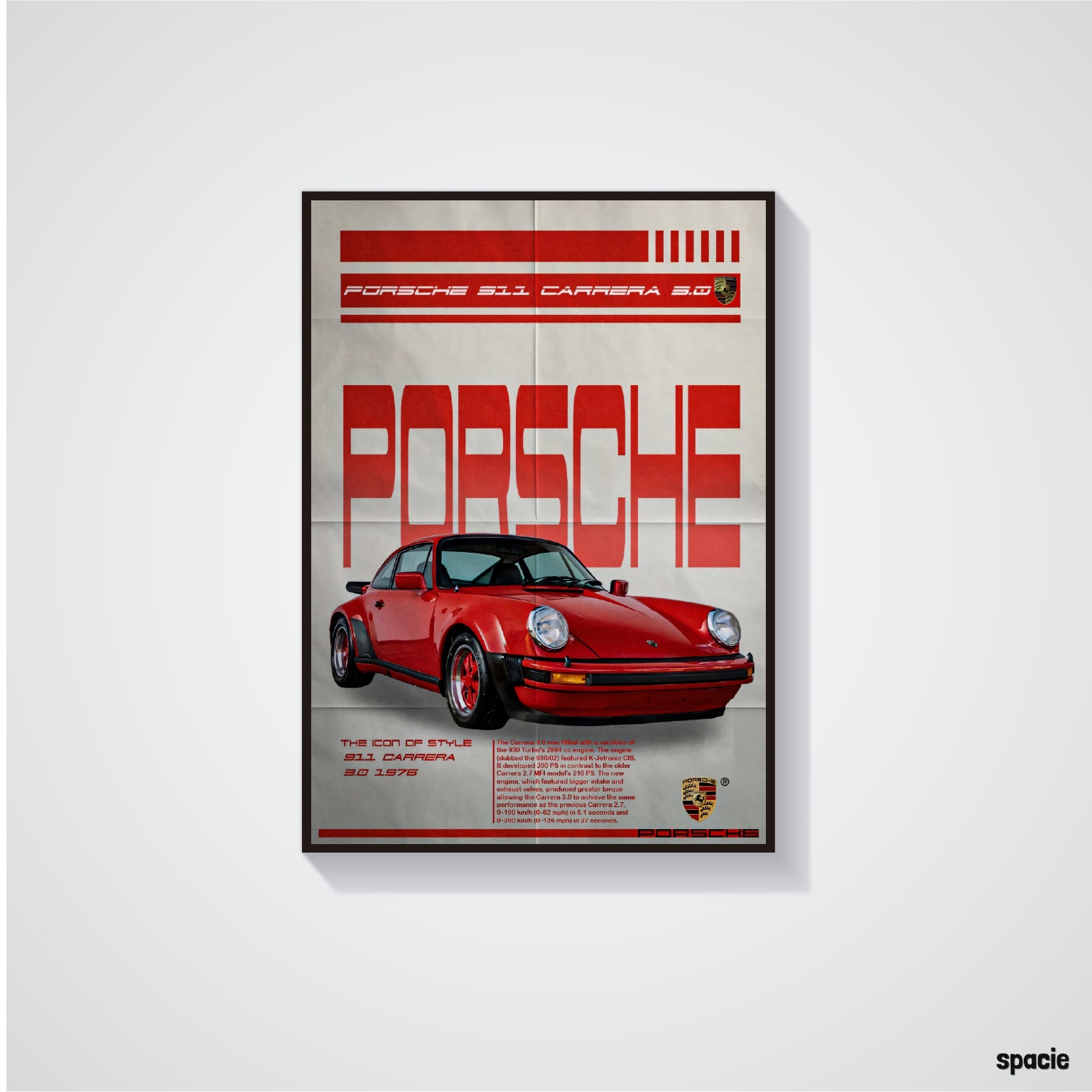 Porsche 911 (1969) - Classic Car Poster