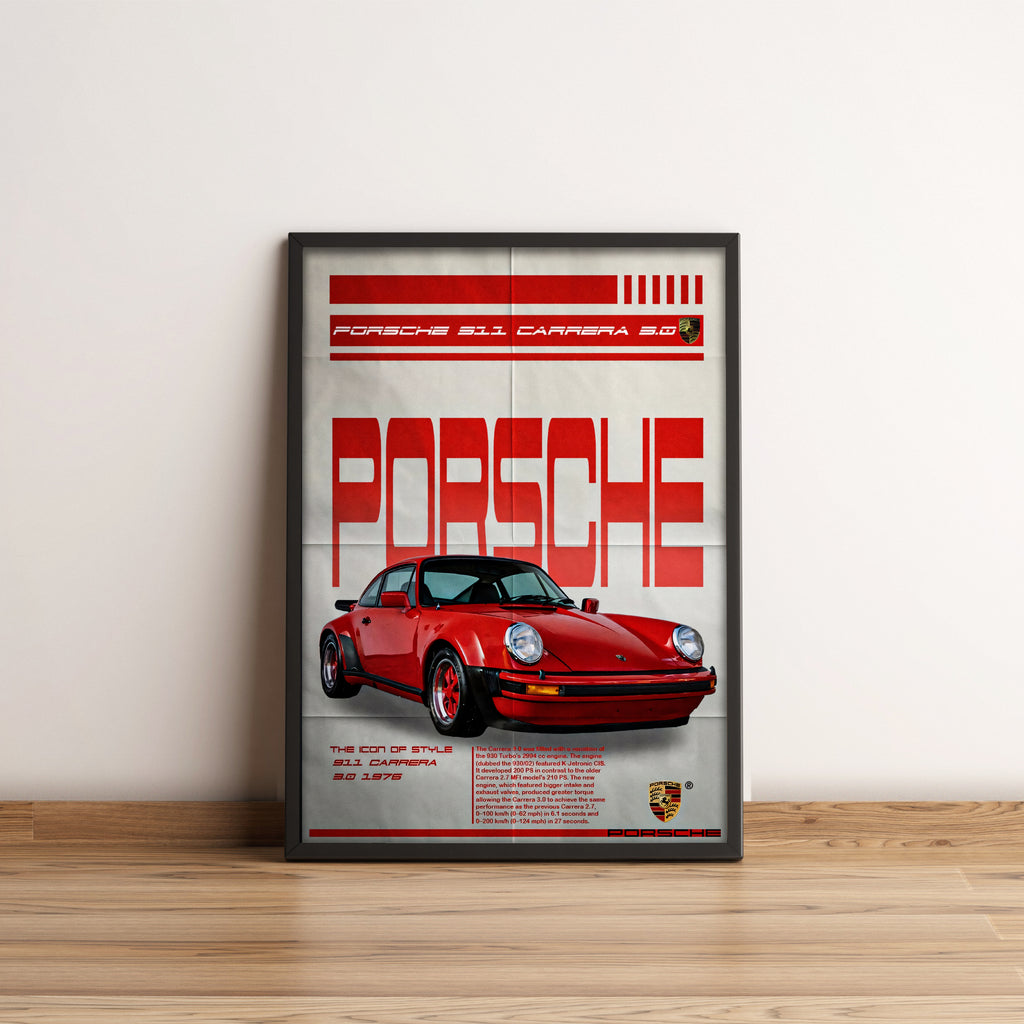 Porsche 911 (1969) - Classic Car Poster