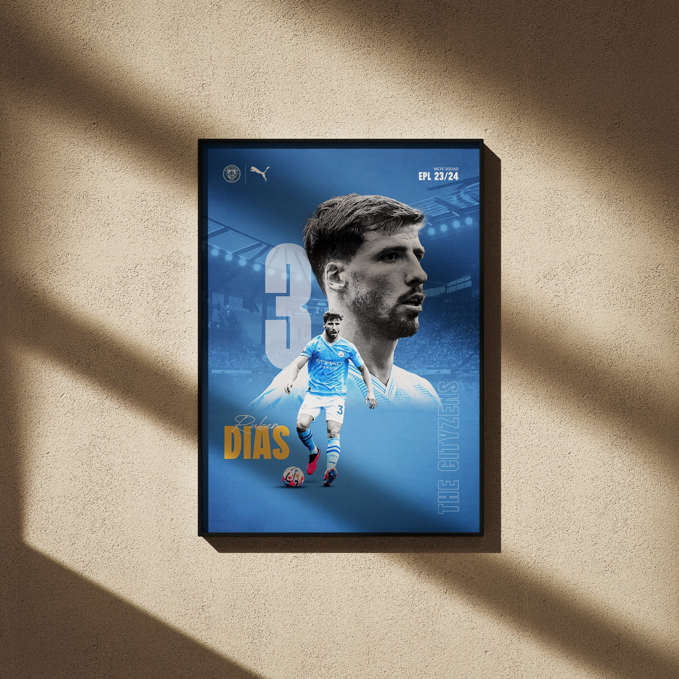 Ruben Dias Poster - Football Poster