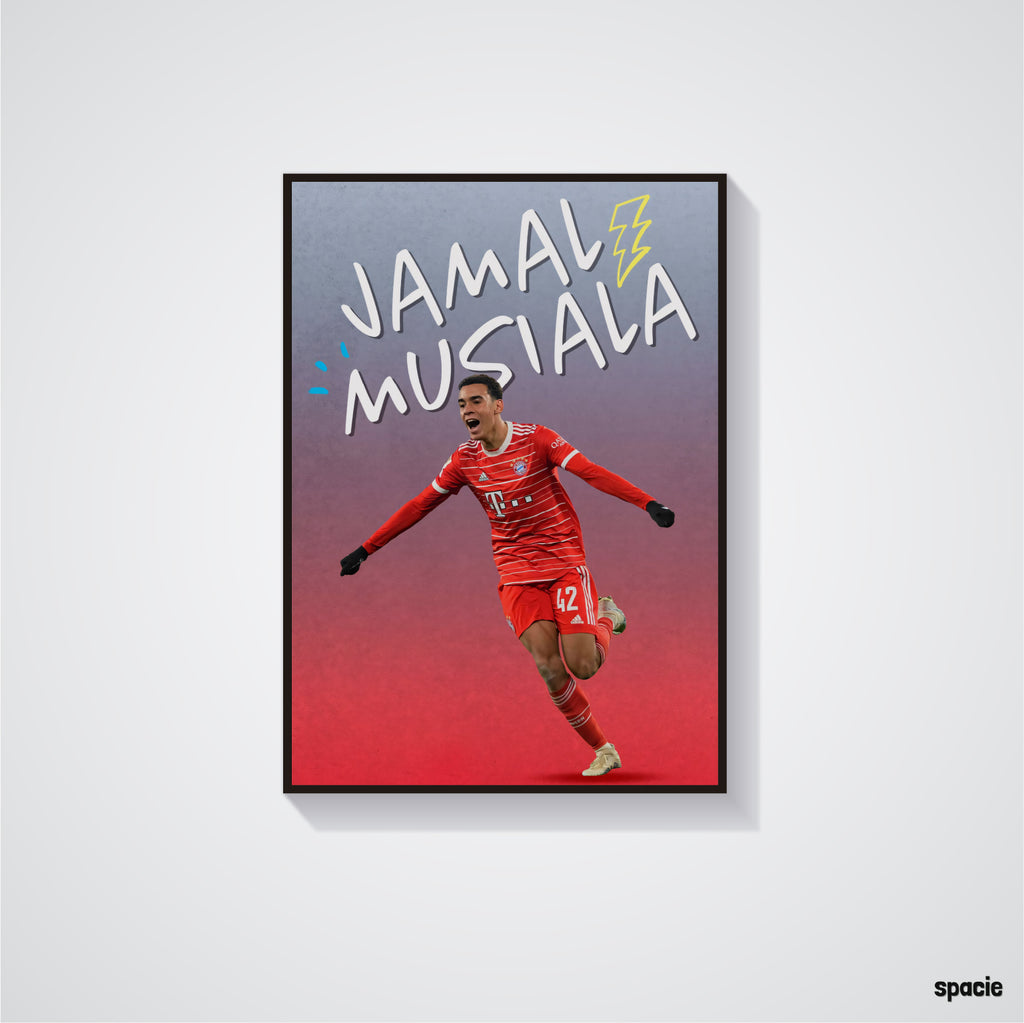 Jamal Musiala Poster - Football poster