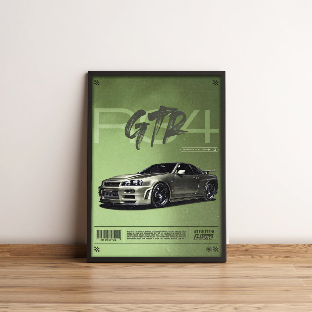 Nissan GTR R4 - Sport Car Poster