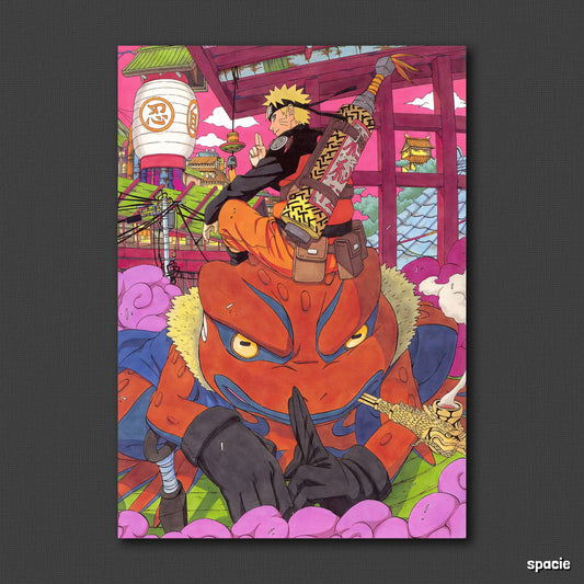 Naruto Uzumaki - Naruto Shippuden - Epic Anime Poster