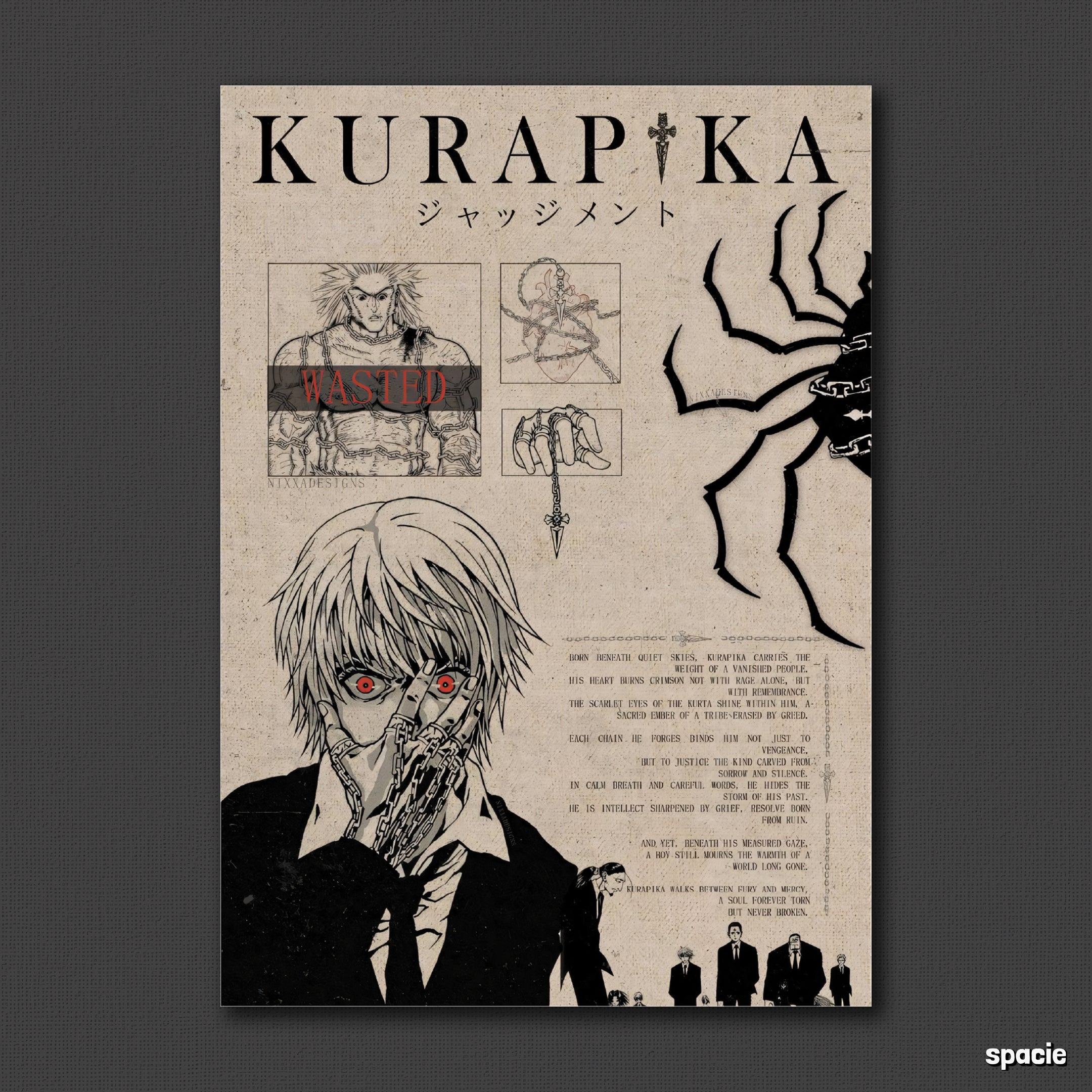 Kurapika - Hunter X Hunter - Anime Posters Collection