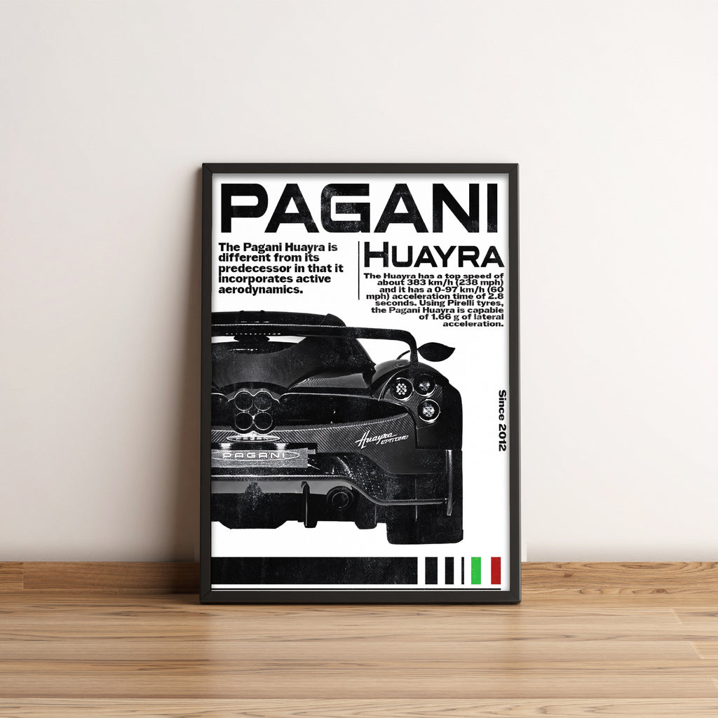 Pagani Huayra - Car Posters Collection