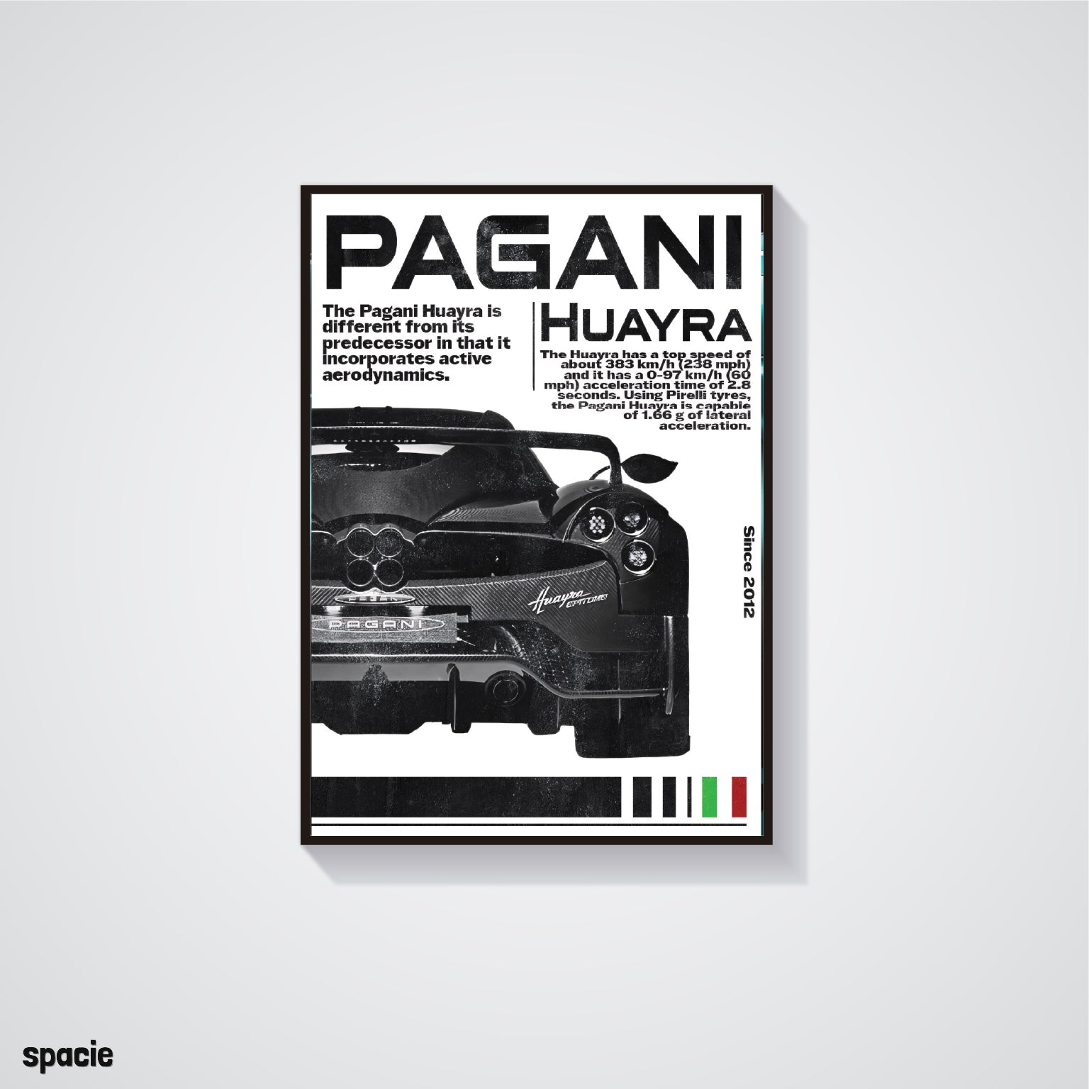 Pagani Huayra - Car Posters Collection