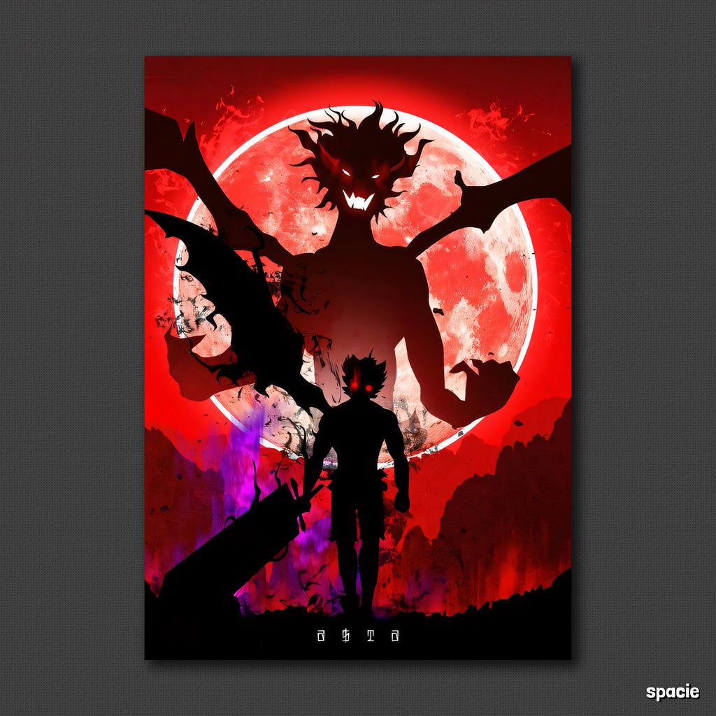 Asta - Black Clover - Epic Anime Poster
