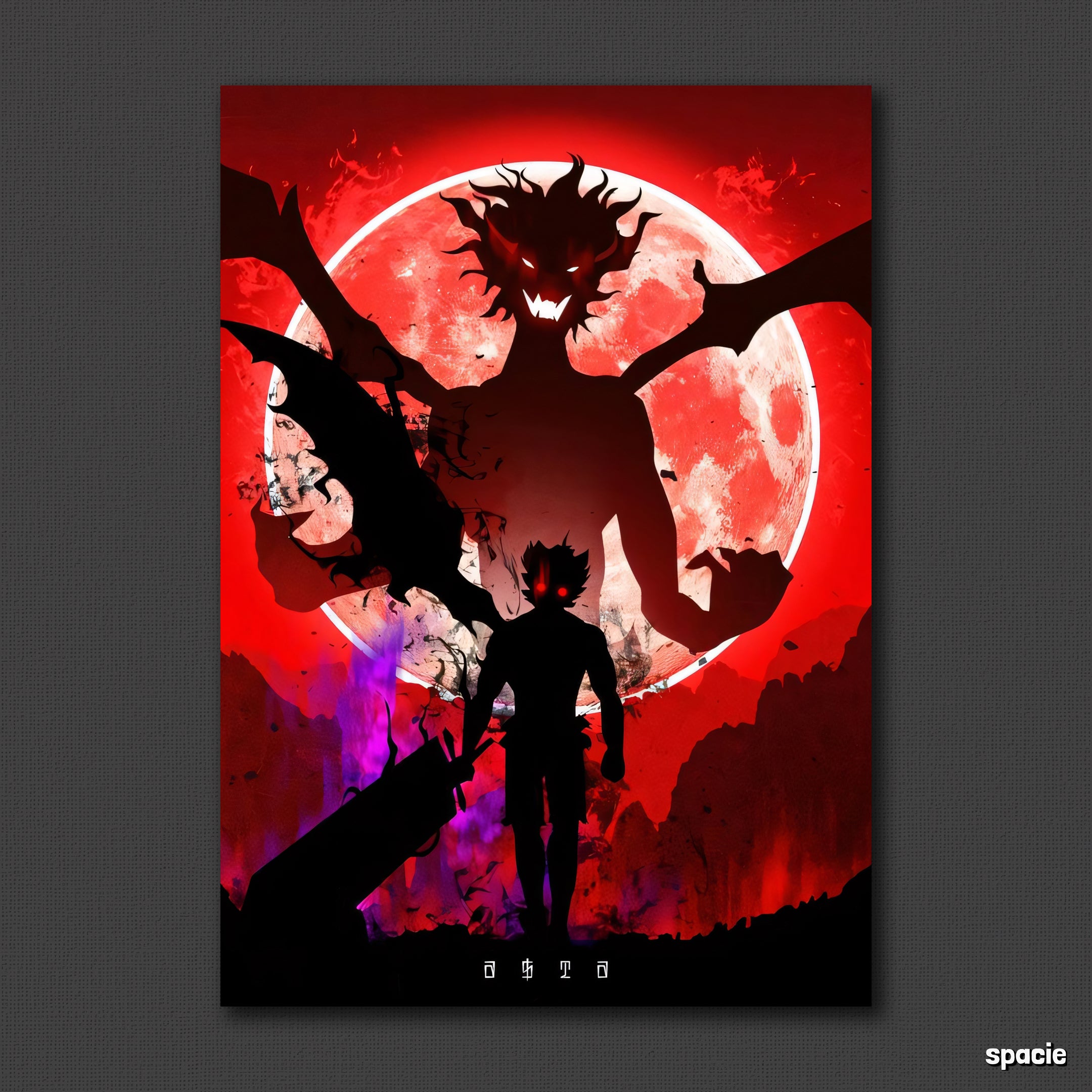 Asta - Black Clover - Epic Anime Poster