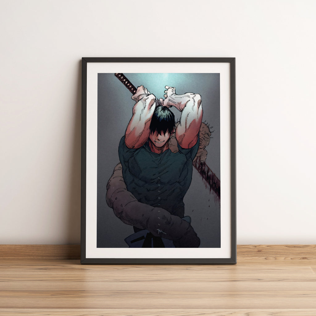 Toji Fushiguro Jujutsu Kaisen Anime Poster