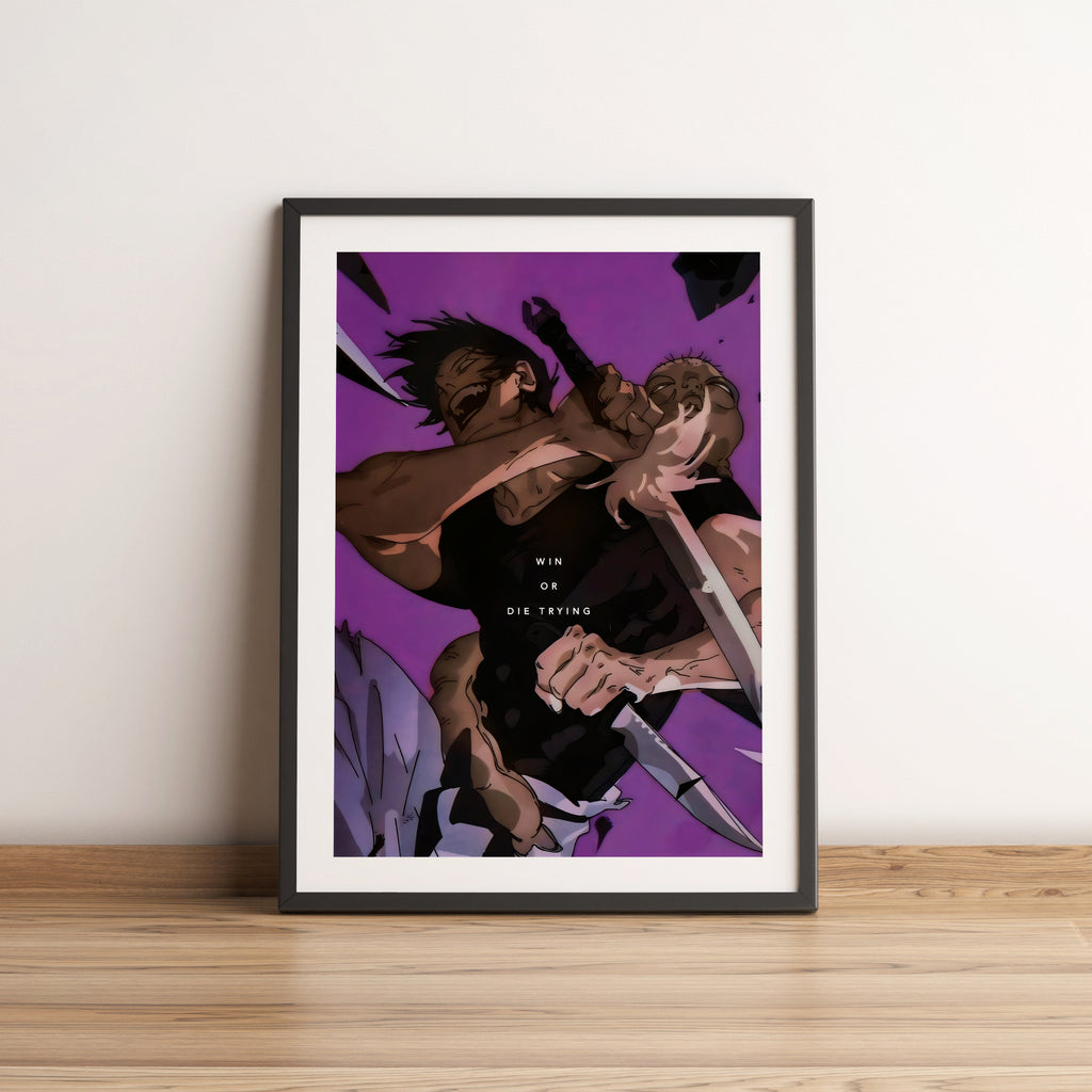 Toji Fushiguro Jujutsu Kaisen Anime Poster