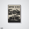 BMW M3 E30 - Car Posters Collection