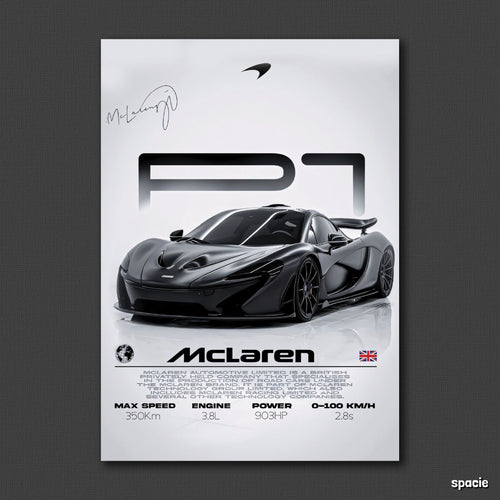 6 Set Car Posters #4