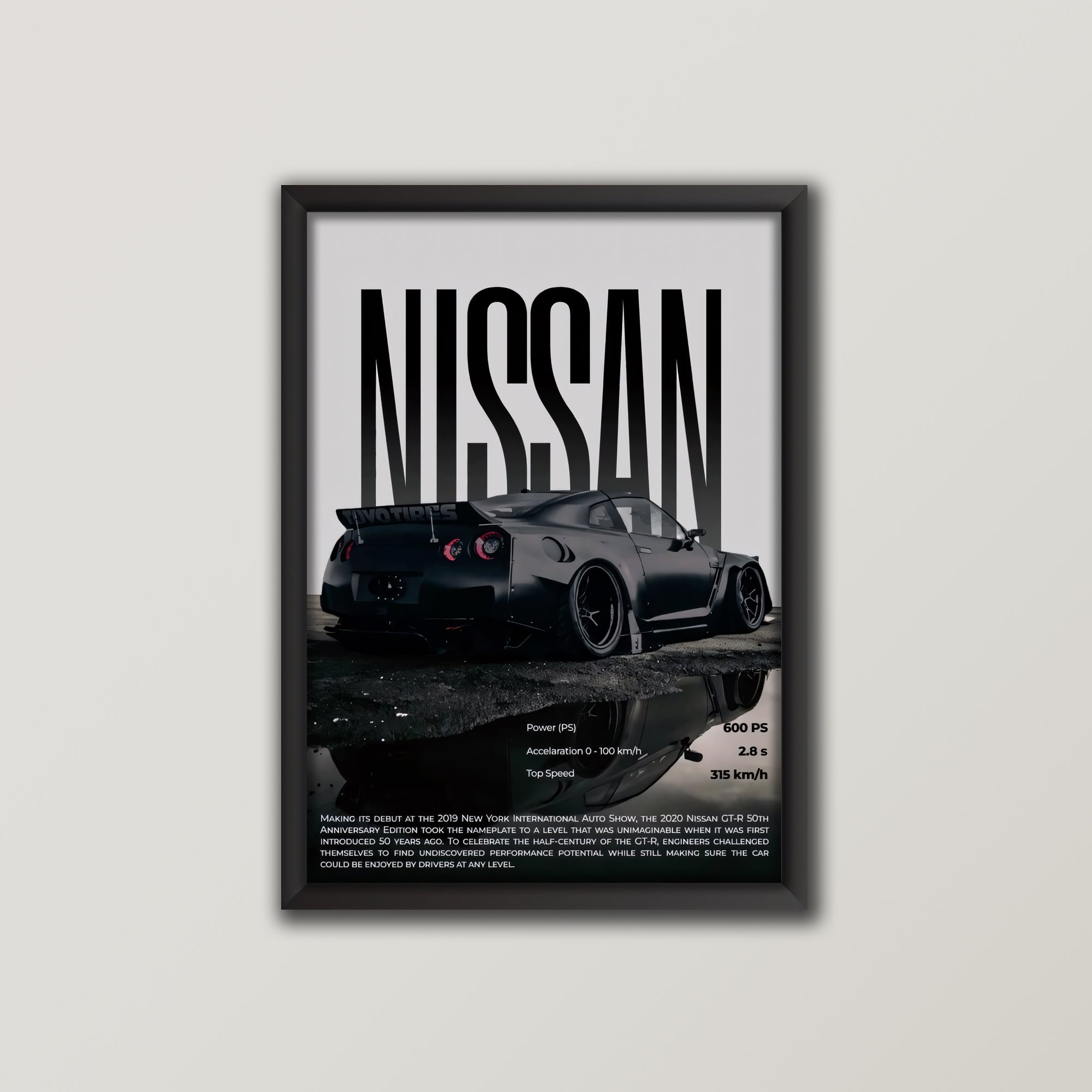 Nissan Skyline GT-R R35 Poster