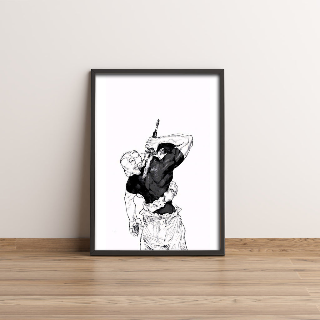 Toji Fushiguro Jujutsu Kaisen Anime Poster