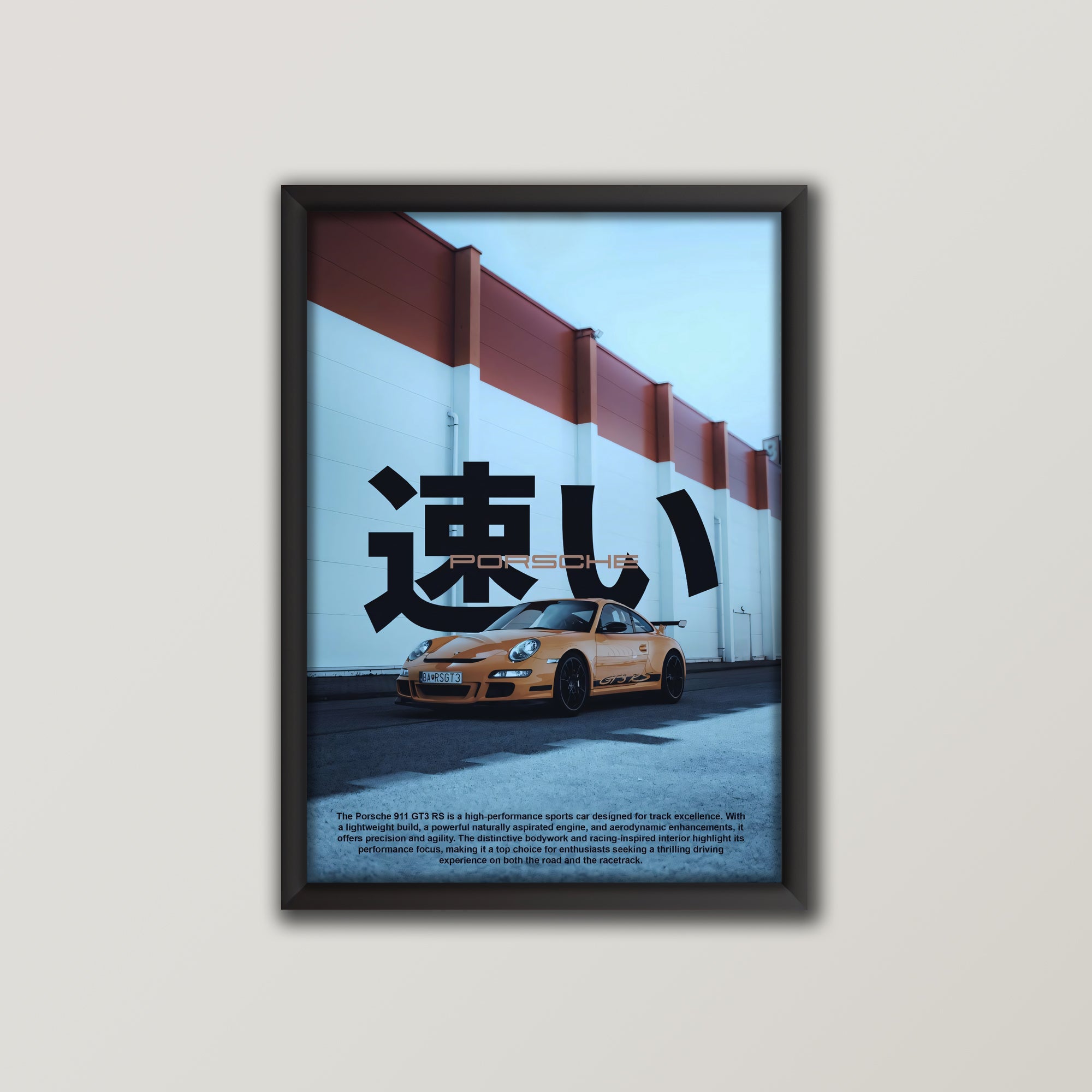 Porsche 911 GT3 Poster 02