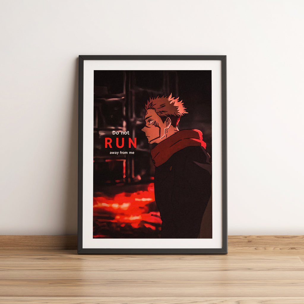 Sukuna Jujutsu Kaisen Anime Poster