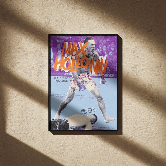 Max Holloway Poster