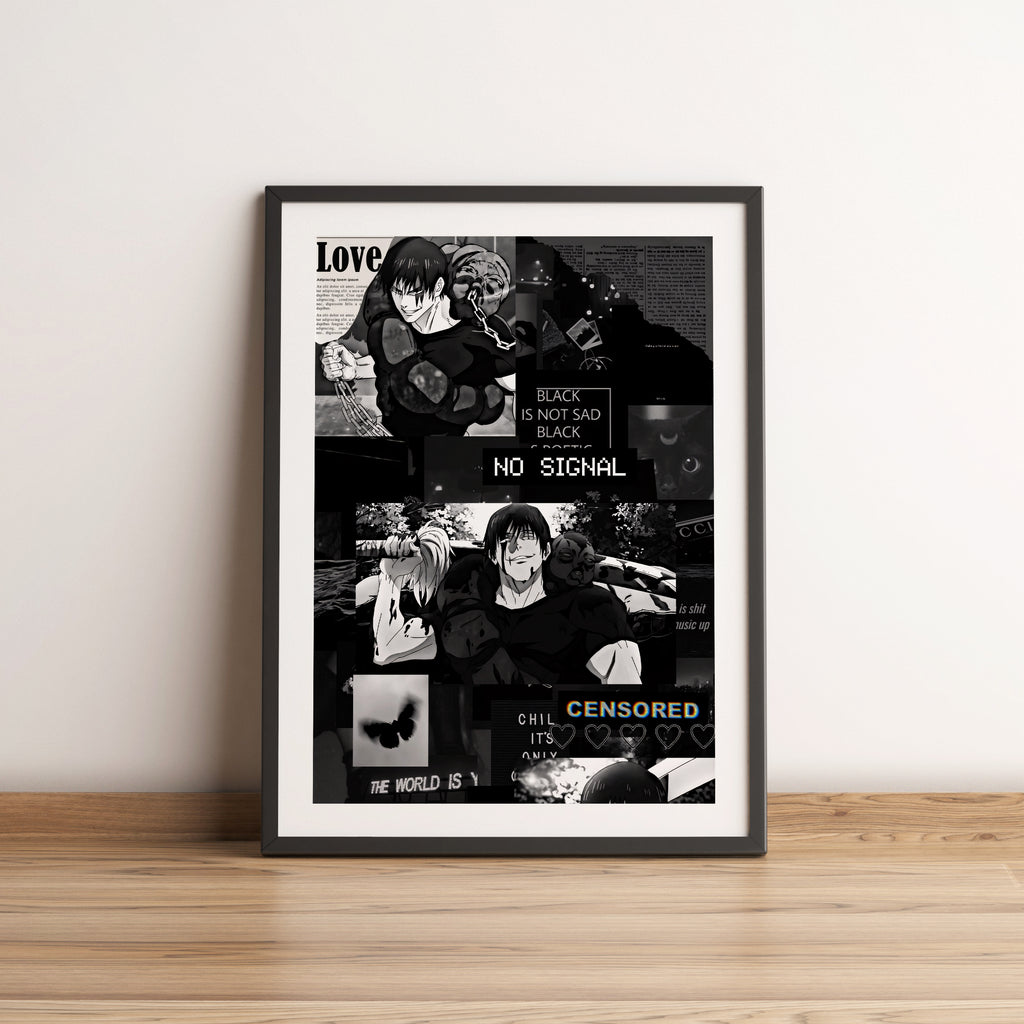 Toji Fushiguro Jujutsu Kaisen Anime Poster