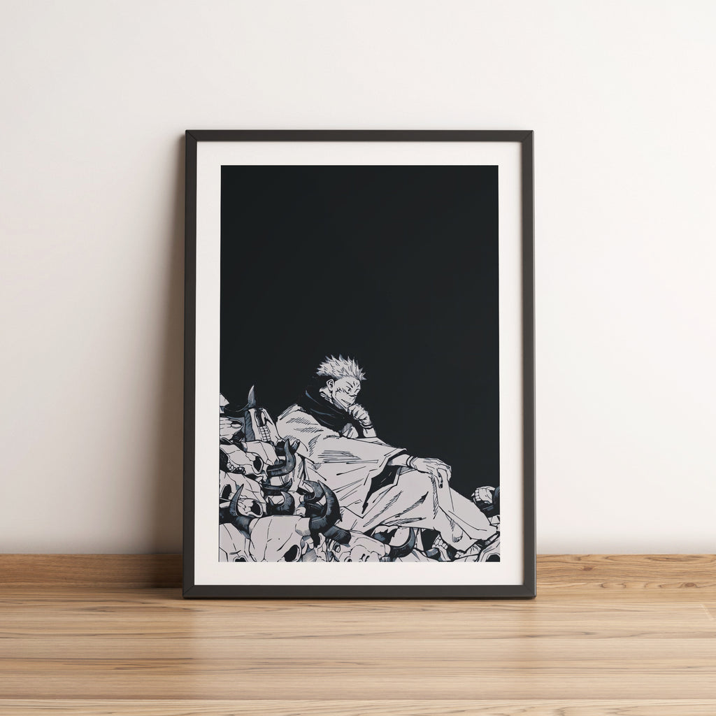 Sukuna Jujutsu Kaisen Anime Poster