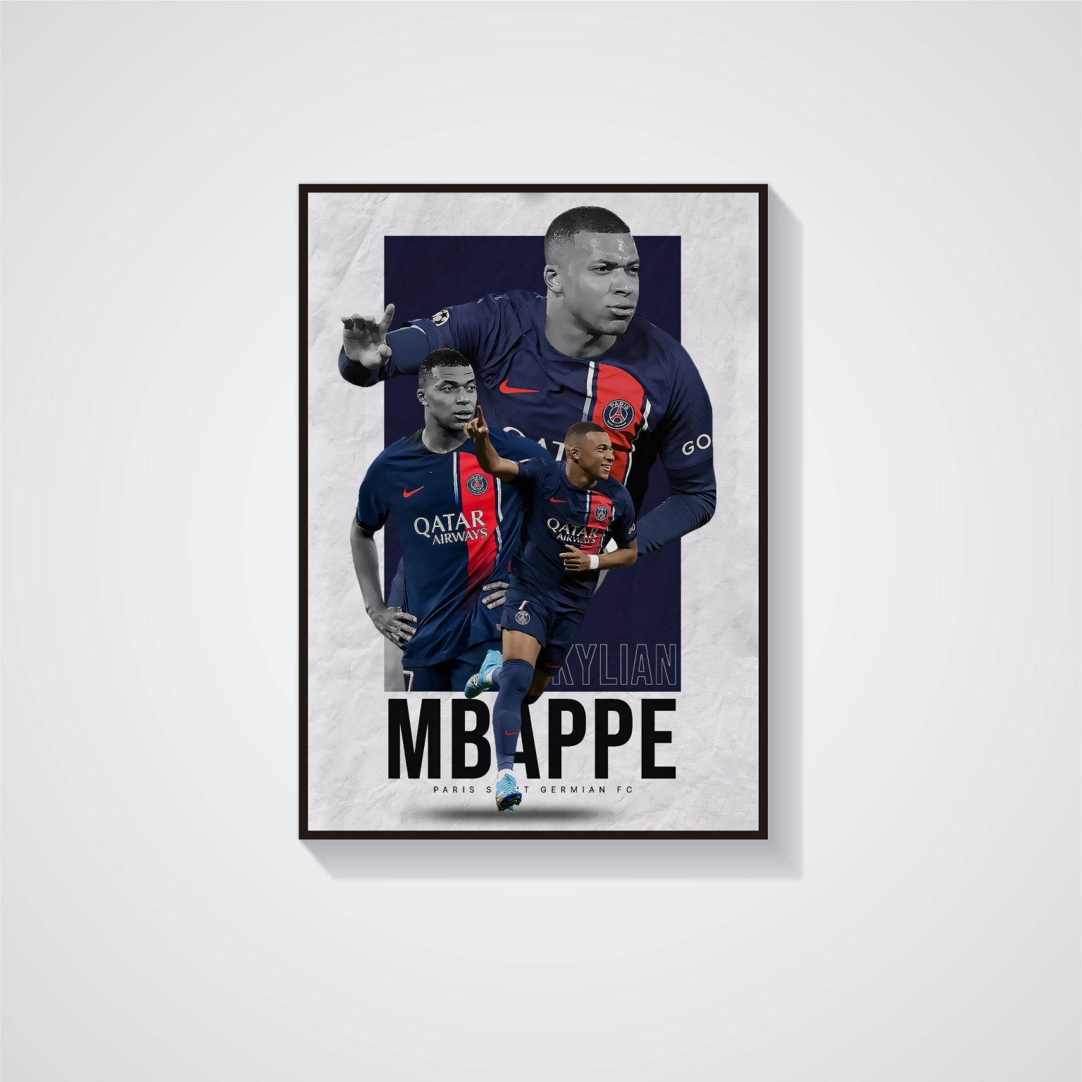 Kylian Mbappe Poster - Football Poster