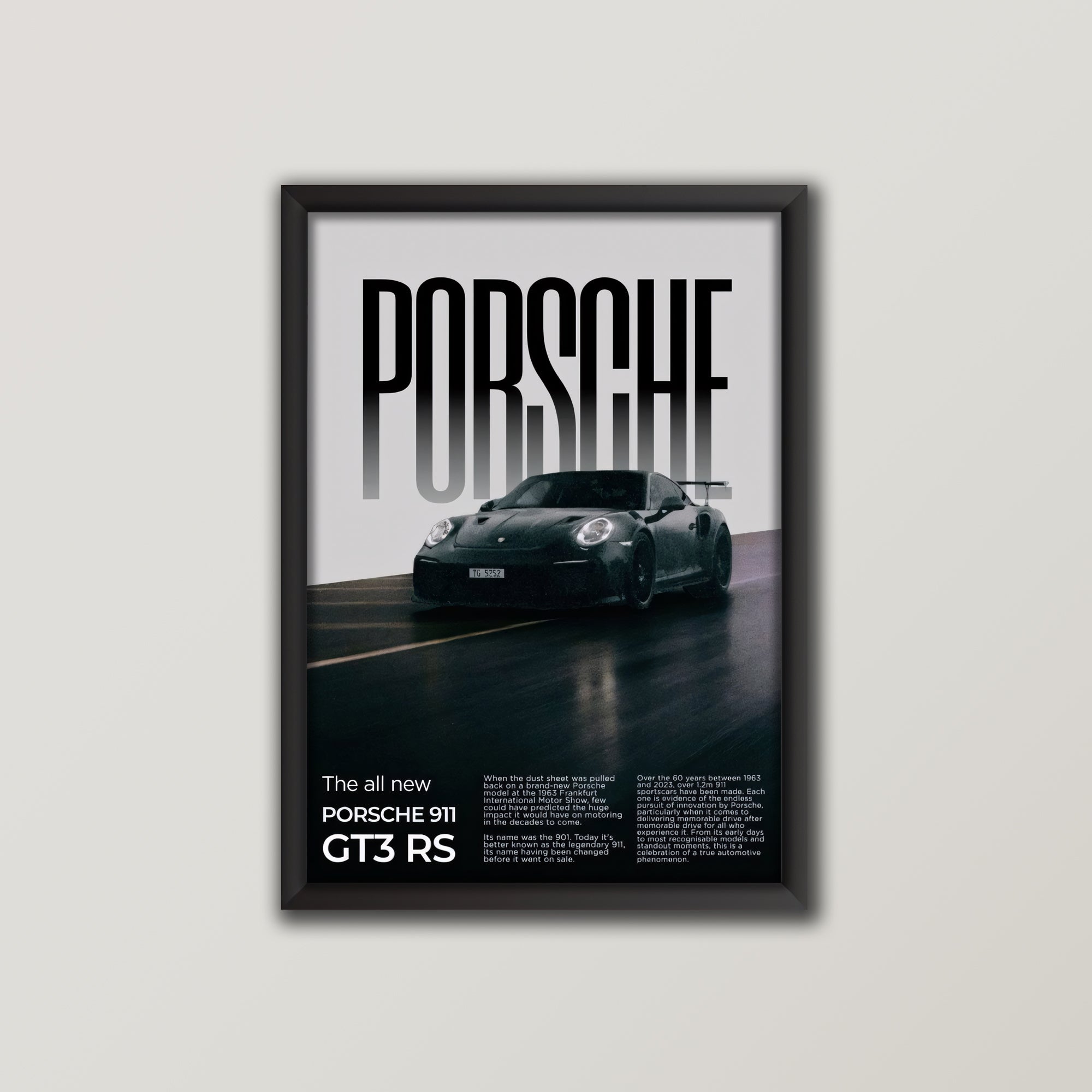 Porsche 911 GT3 Poster 01