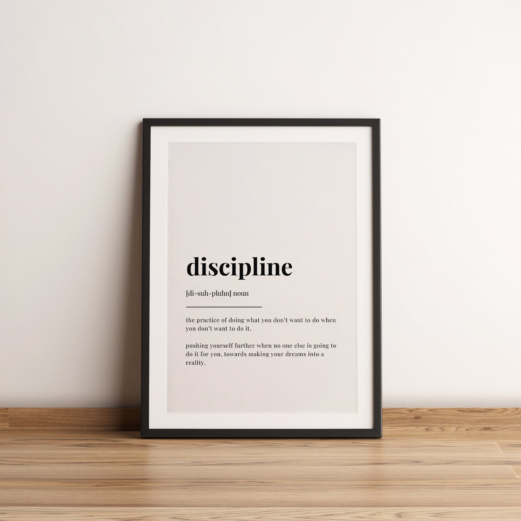 Discipline