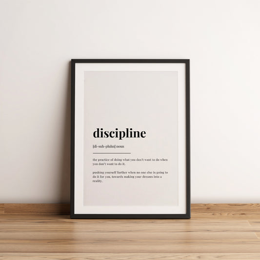 Discipline