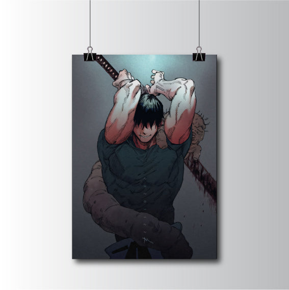 Toji Fushiguro Jujutsu Kaisen Anime Poster