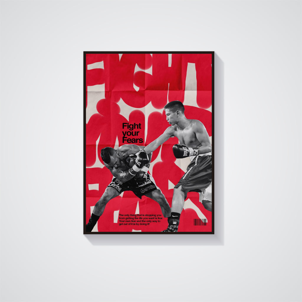 Fight Your Fears Boxing Poster
