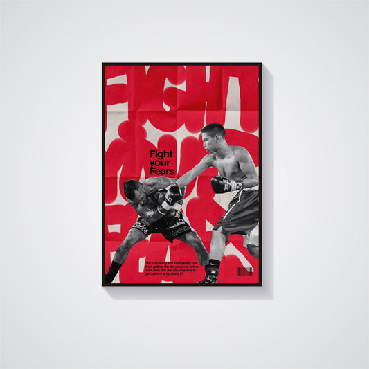 Fight Your Fears Boxing Poster