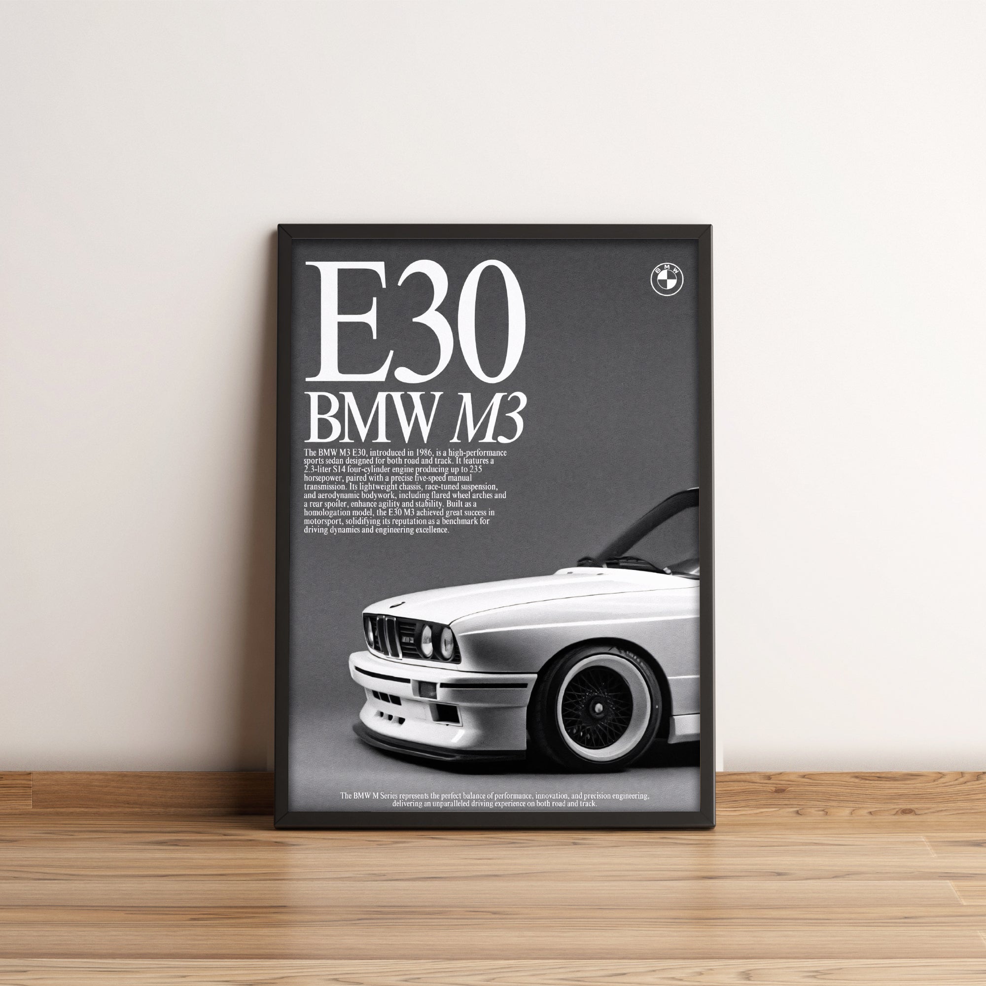 BMW M3 E30 - Car Posters Collection