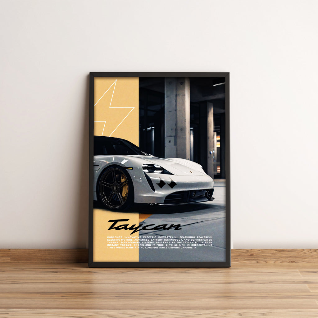 Porsche Taycan - Sport Car Poster