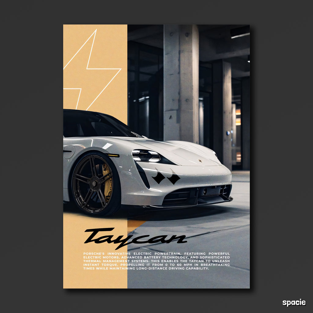 Porsche Taycan - Sport Car Poster