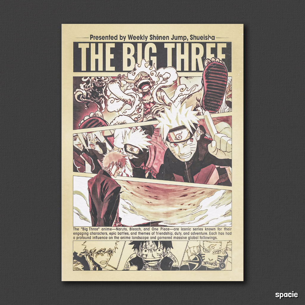 The big 3 Anime - Anime Posters Collection